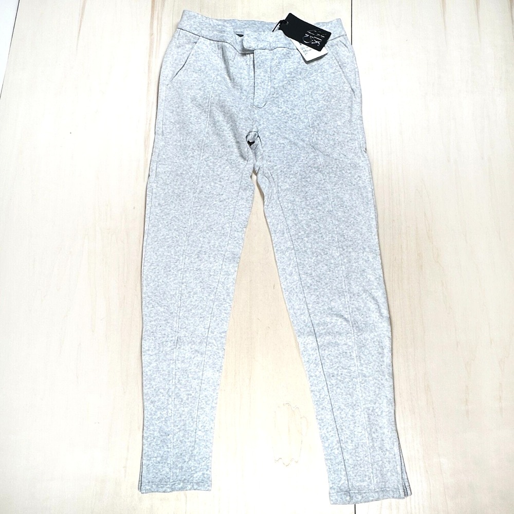 NWT Chaser Women's Heather Gray ‎ Casual Pants S Zipper Fly Skinny